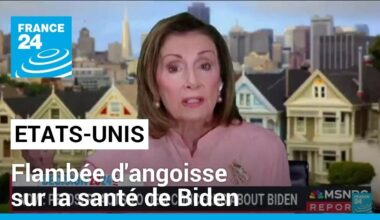 Etats-Unis : Il est "légitime" de s'interroger sur l'état de santé de Biden, estime Nancy Pelosi