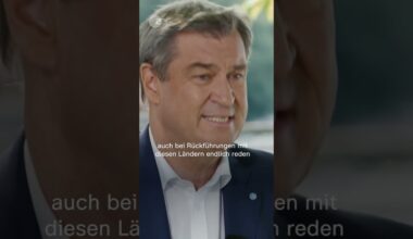 Söder im ZDF-Sommerinterview: "Grenzkontrollen nicht abschaffen" | #Shorts #Nachrichten