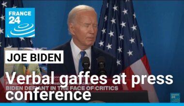 Biden defiant in face of critics despite series of verbal gaffes at press conference • FRANCE 24