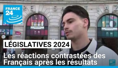 Législatives : les réactions contrastées des Français après les résultats électoraux