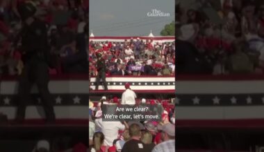 ‘Let me get my shoes’: Trump rally shooting secret service audio #trump #trumpnews