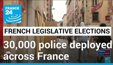 France deploys 30,000 police to prevent violence after Sunday election • FRANCE 24 English