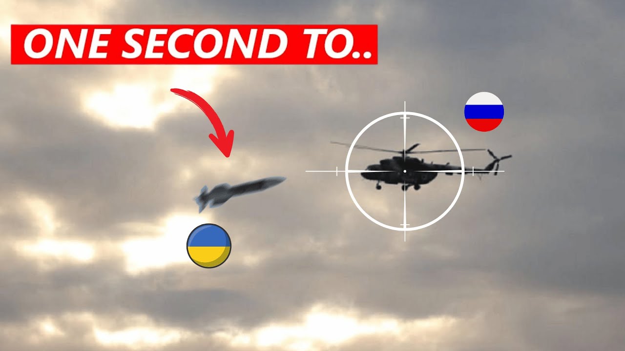 TERRIFYING! How Ukrainian Forces Blow Russian Attack Helicopter Out of the Sky