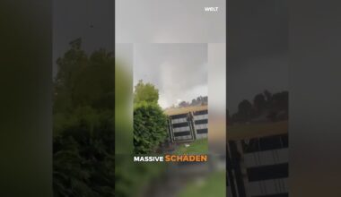 UNWETTER: Gewitter, Starkregen und ein Tornado  - Verwüstung in Telgte im Münsterland