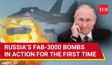 Russia Flaunts Dreaded Fab-3000 Bombs In New Video | Watch Su-34 Bombers Drop Them On Ukraine