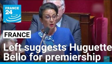 French left suggests former communist MP Huguette Bello for premiership • FRANCE 24 English