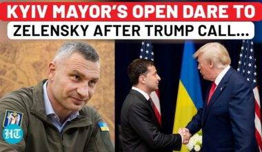 Zelensky Facing Anger In Ukraine Over Trump Call? Kyiv Mayor Makes Big Announcement | Russia War