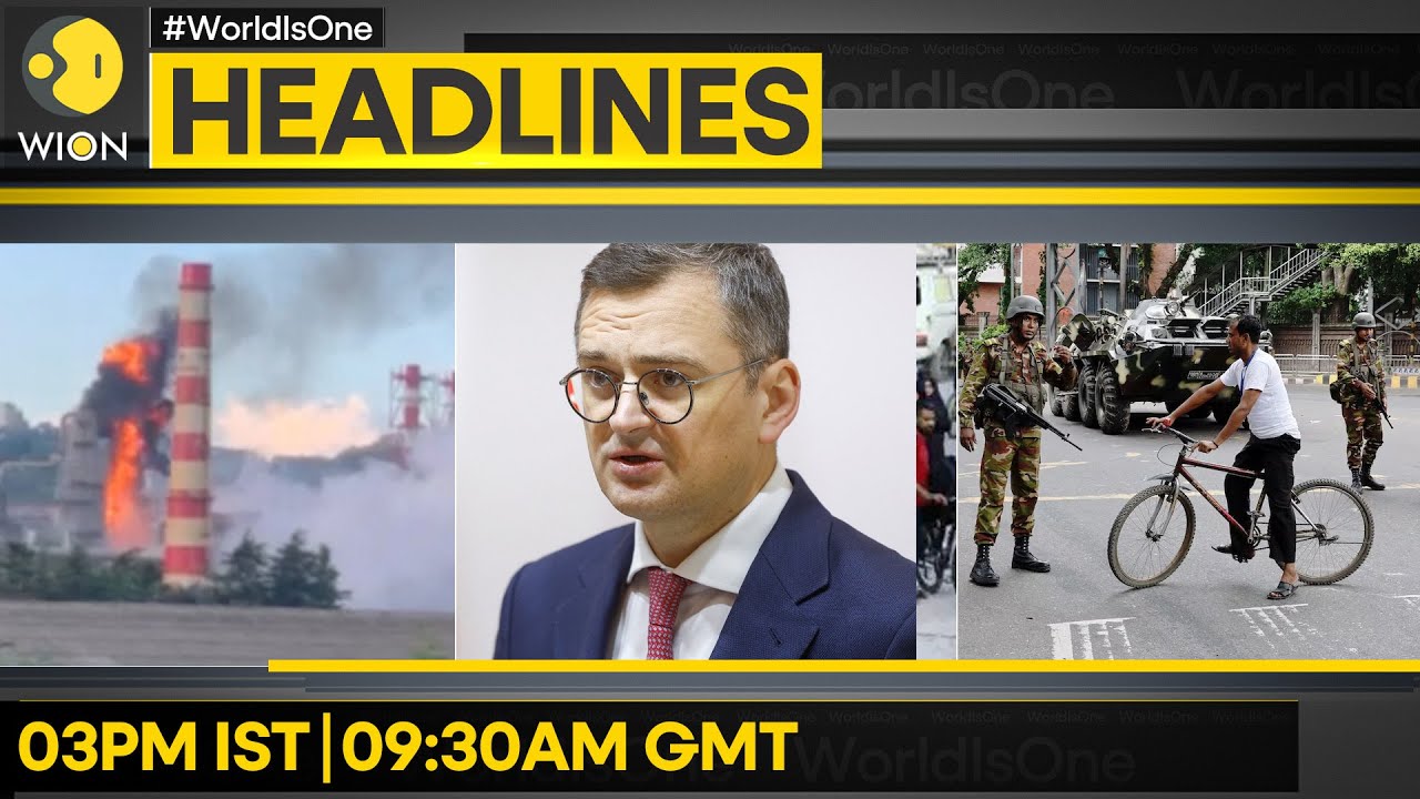 Ukraine Foreign Minister to visit China | Ukrainian drone hits Russian oil refinery | WION Headlines