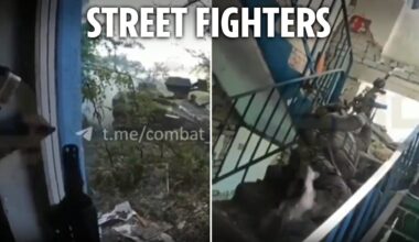 Dramatic POV footage shows Ukrainian special ops battling Russian troops in intense urban warfare