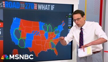 Watch: Steve Kornacki breaks down Kamala Harris' starting point in polls as race reboots