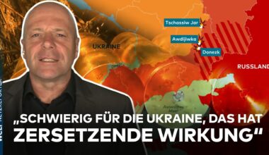 UKRAINE-KRIEG: Dauerfeuer im Donbass treibt "Keile in den ukrainischen Verteidigungslinien"