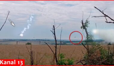 Moment: Russian Su-25 aircraft attacking Ukrainian positions is shot down