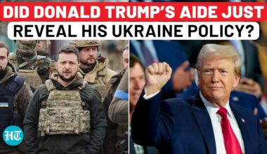 Trump To Dump Ukraine If He Wins U.S. Elections? Aide Makes This Bombshell Revelation | Russia War