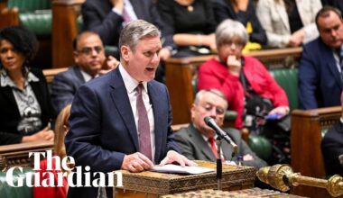 PMQs: Keir Starmer takes questions in parliament for first time as PM – watch live