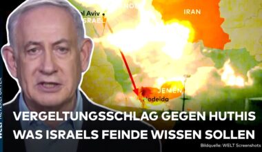 KRIEG IN NAHOST: Nach Huthi-Angriff auf Tel Aviv – Israel bombardiert Rebellen-Stadt Hodeida