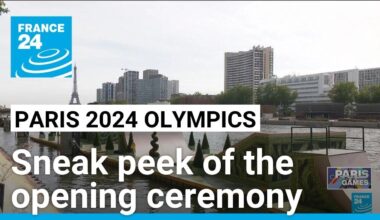 Sneak peek of the Paris 2024 Olympic Games opening ceremony • FRANCE 24 English