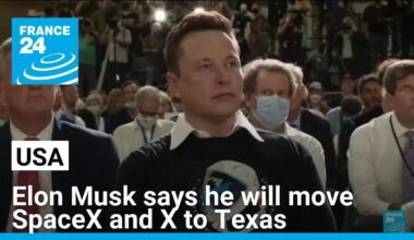 Musk says he will move SpaceX and X to Texas after California passes gender-identity law