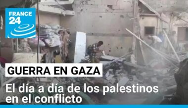 La rutina de los palestinos en medio de ataques israelíes, escasez de recursos y enfermedades