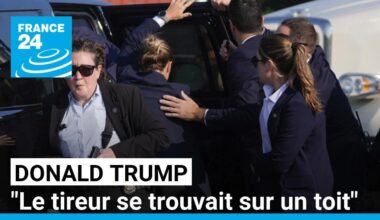 Trump blessé : "Le tireur se trouvait à l'extérieur du périmètre de sécurité, sur un toit"