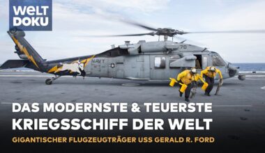 GIGANTISCHER FLUGZEUGTRÄGER USS Gerald R. Ford: Das teuerste & modernste Kriegsschiff der Welt DOKU