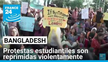 Estudiantes de Bangladesh protestan contra el sistema de cuotas de empleo en el sector público