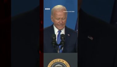 President Joe Biden called Kamala Harris 'Vice President Trump' at a Nato press conference. #Shorts