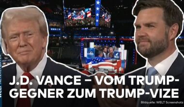 USA: J.D. Vance! Das ist der neue Vize von Donald Trump! Parteitag der US-Republikaner in Milwaukee