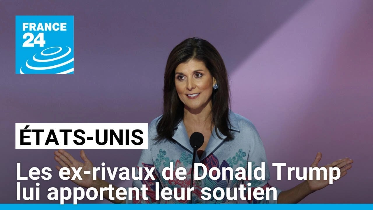 Convention républicaine, jour 2 : les ex-rivaux de Donald Trump lui apportent leur soutien