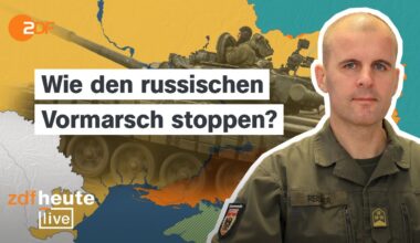 Russland rückt im Donbass vor: Was die Ukraine jetzt tun kann | ZDFheute live mit Oberst Reisner