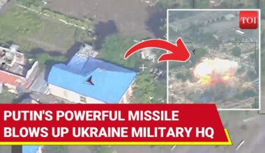 Boom! Russian Iskander Missile Strike Decimates Ukrainian Military HQ In Donbass | Watch