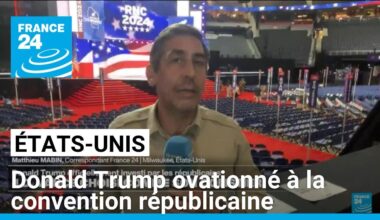 Donald Trump ovationné à la convention républicaine • FRANCE 24