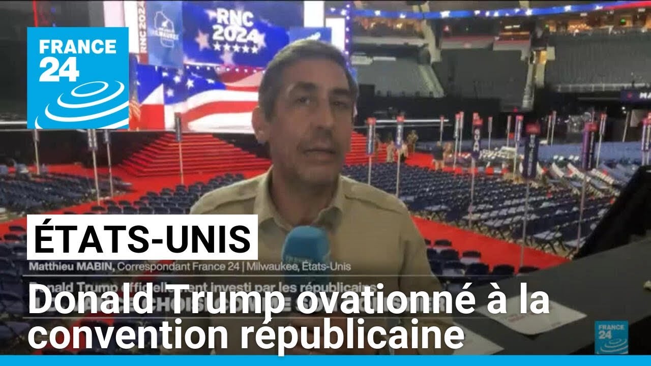 Donald Trump ovationné à la convention républicaine • FRANCE 24