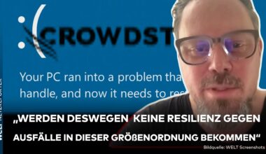 WINDOWS-AUSFALL: "Blauer Todesbildschirm"! – Software-Update von Crowdstrike legt Microsoft-PCs lahm