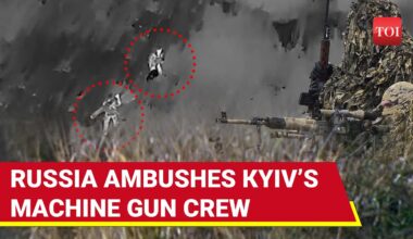 'Bull's Eye Hit': Russia Ambushes Ukrainian Machine Gun Crew After 'Secret Route' Detected