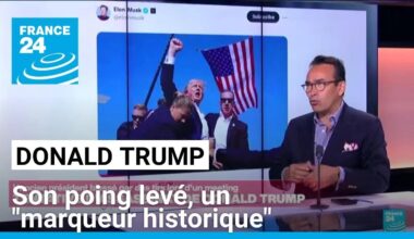 Donald Trump : le poing levé de l'ancien président, le visage ensanglanté, "un marqueur historique"