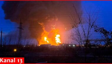 Ukrainian drones launched large-scale attack on Russia's Kursk region – Oil base engulfed in flames