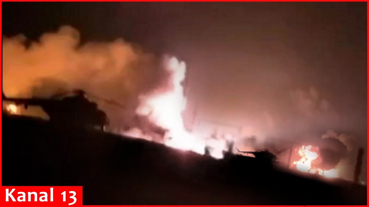 Kyiv takes revenge: 3 helicopters bombing Ukraine are destroyed in Russian territory overnight