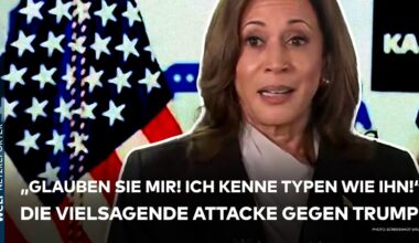 KAMALA HARRIS: "Glauben Sie mir also, ich kenne Typen wie ihn!" Die vielsagende Attacke gegen Trump!