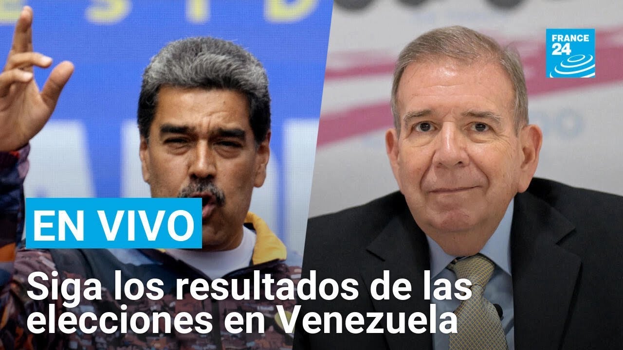 Resultados de las elecciones presidenciales de Venezuela • FRANCE 24 Español