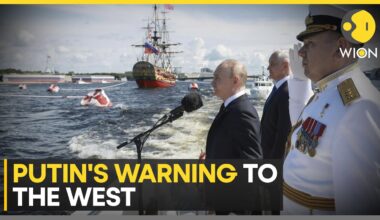 Russian Navy Day: Putin addresses soldiers, warns the West | WION