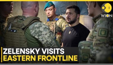 Russia-Ukraine War: Ukraine's Zelensky visits Eastern frontline Kharkiv region | WION News