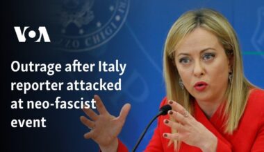 Outrage after Italy reporter attacked at neo-fascist event