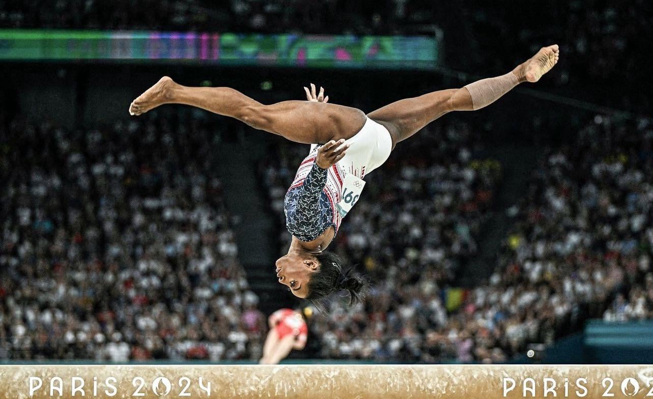 Simone Biles wins Gold to become the most decorated US Olympic gymnast in history.