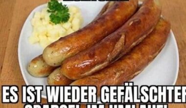 Achtung! Gefälschter Spargel ...