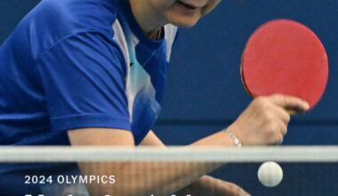 A table tennis player is making her Olympic debut at age 58.