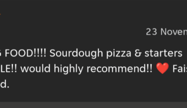 That's one way to get a 5* JustEat review I suppose