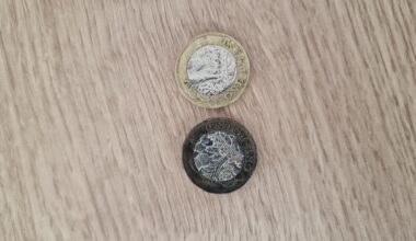 What happened to this pound coin?