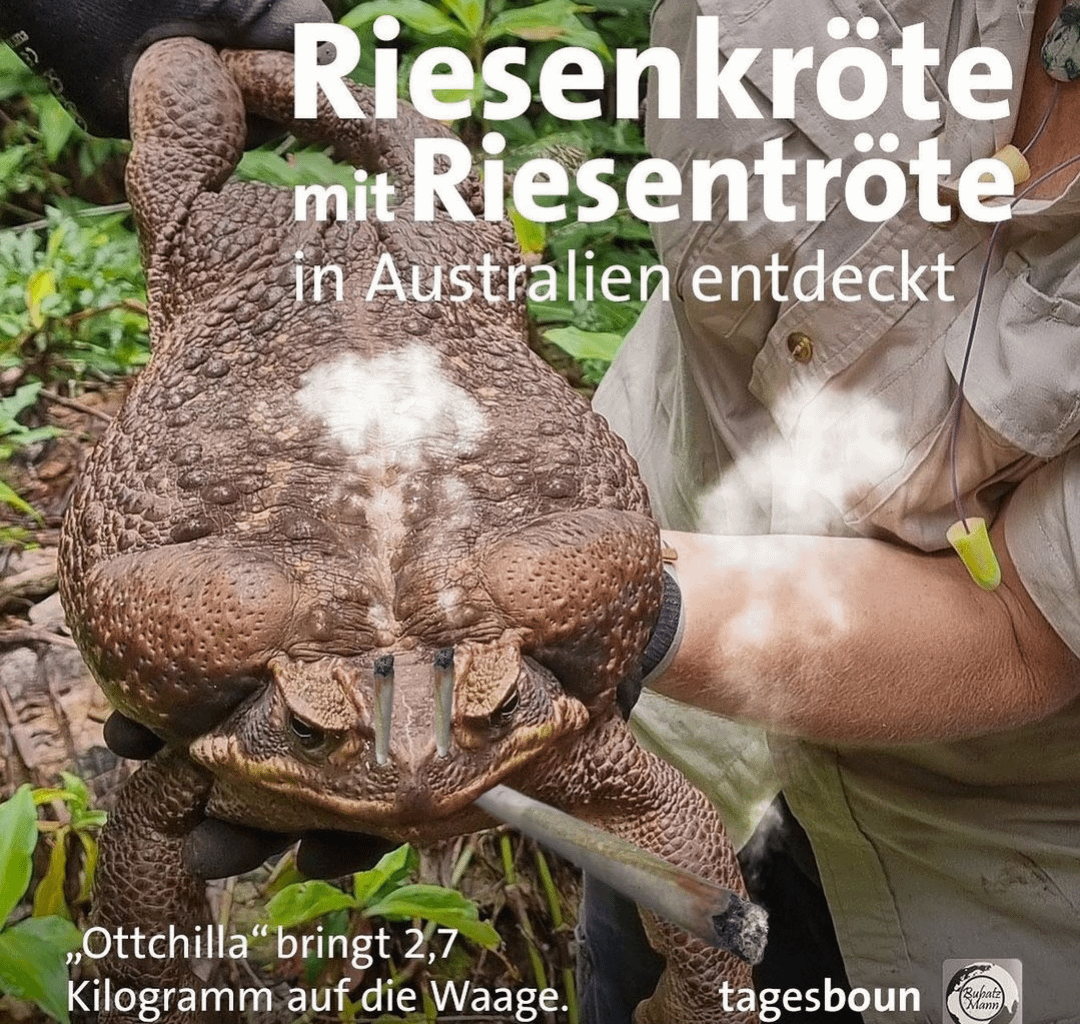 Riesenkröte entdeckt