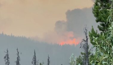 Fast-moving wildfire in the Canadian Rockies’ largest national park hits the town of Jasper