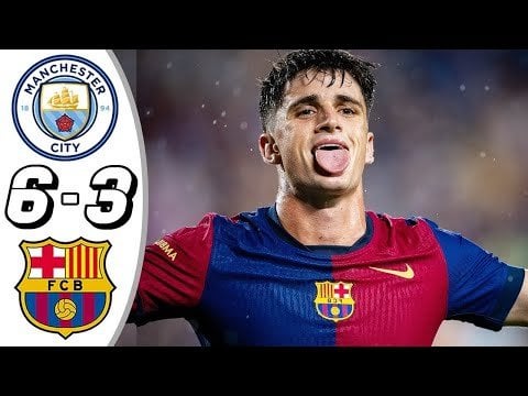 Barcelona vs Manchester City 2-2 PEN 4-1- All Goals & Highlights - Friendly Match 2024